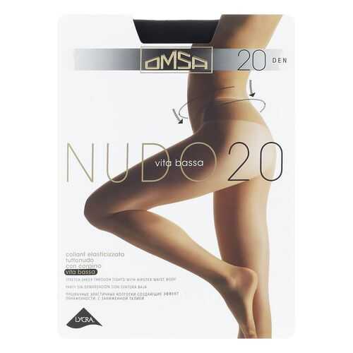Колготки Omsa NUDO 20 VITA BASSA / Nero (Черный) / 3 (M)