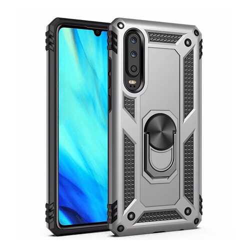 Чехол Epik Serge Ring для Huawei P30 Silver