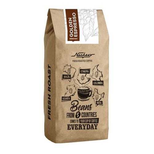 Кофе Nechaev Golden Espresso в зернах свежей обжарки 500 г