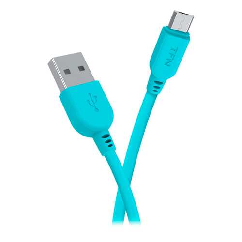 Кабель TFN microUSB 1.0m PVC Blue