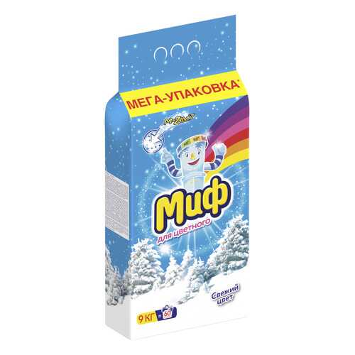 Порошок для стирки Миф свежий цвет автомат 9 кг