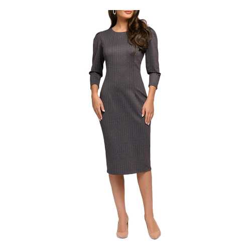 Платье женское D&M by 1001DRESS DM01653BR серое S