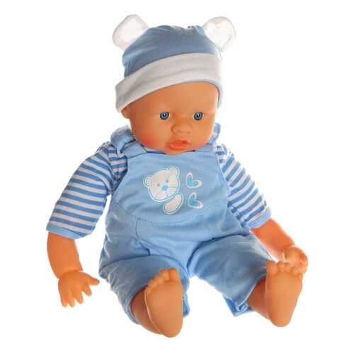 Пупс Shenzhen Toys в комбинезоне и шапочке Baby Peek-a-Boo, 40 см