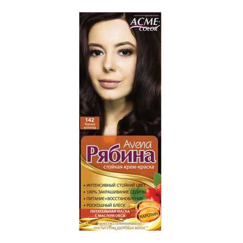 Краска для волос Acme Color Рябина Avena 142 Черный шоколад 135 мл