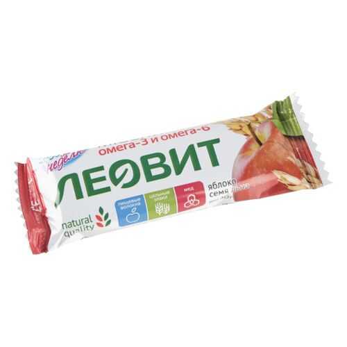 Батончик-мюсли яблоко Худеем за неделю с семенами льна 30 г
