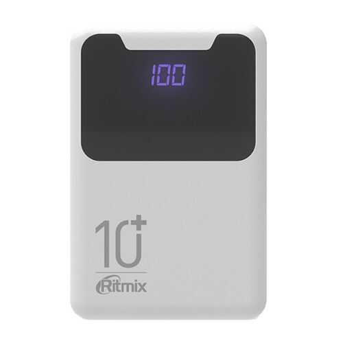 Внешний аккумулятор Ritmix RPB-10005 1\0000 мА-ч 2USB 2,1 А White