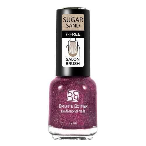 Лак Brigitte Bottier Sugar Sand тон 311 искрящийся малиновый, 12 мл