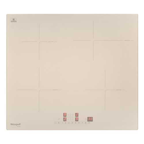 Встраиваемая варочная панель индукционная Weissgauff HI 641 GS Beige