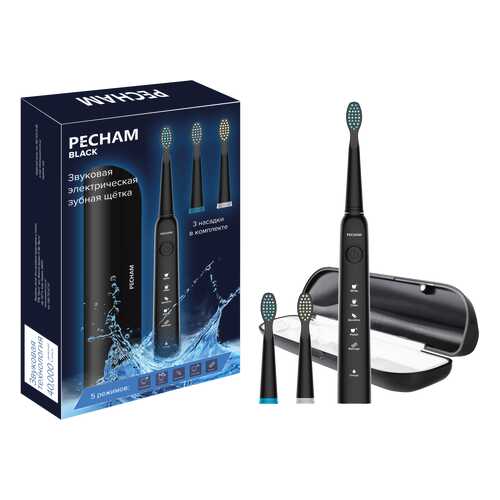 Электрическая зубная щетка PECHAM Black Edition