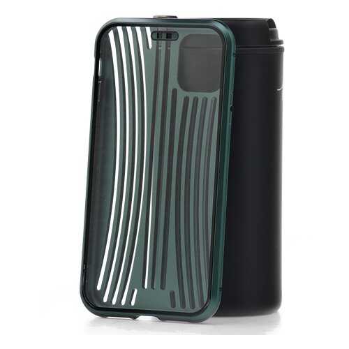 Чехол Apple iPhone 11 Kruche Metal Suitcase Dark green