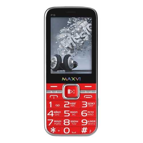 Мобильный телефон Maxvi P18 Red