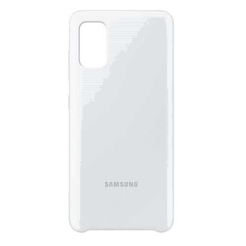 Чехол Samsung Silicone Cover для Galaxy A41 White