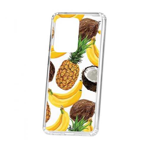Чехол Kruche Samsung Galaxy S20 Ultra Print Тропический микс