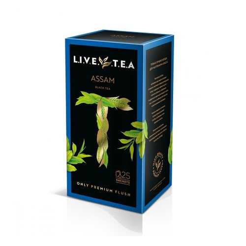 Чай Live Tea Assam черный 25 пакетиков