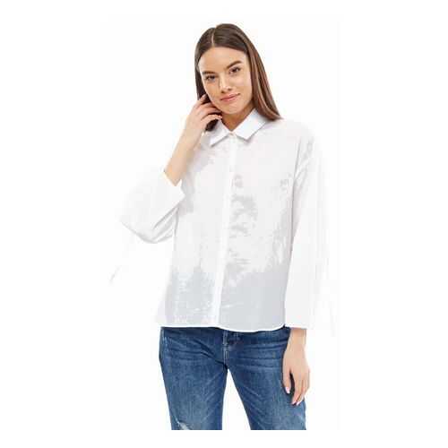 Блуза женская Patrizia Pepe 2C1114 A4Y9 W103 белая 42 IT