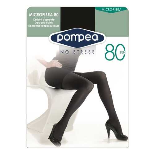 Колготки женские Pompea Microfibra 80 den черные 3