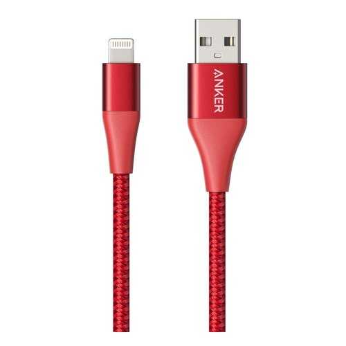 Кабель Anker Powerline+ II with lightning connector 90 см. B2C - UN Red Iteration 1