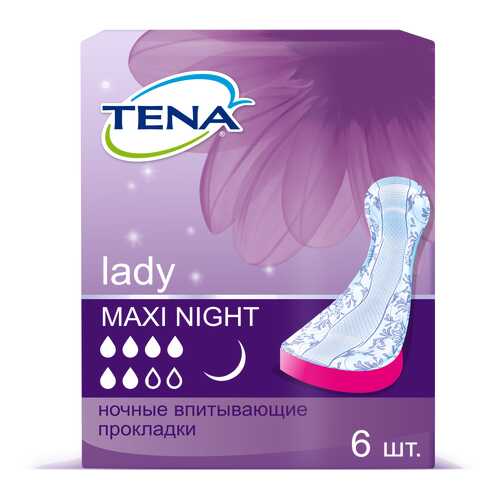 Прокладки Tena Lady Maxi Night 760913 6 шт