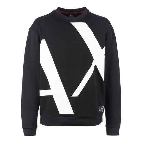 Свитшот мужской Armani Exchange 3HZMFD ZJ1NZ черный XL