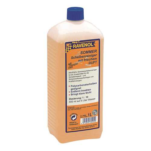 Концентрат жидкости для стеклоомывателя RAVENOL 5°C 1л 1:10 1360080-001-01-000