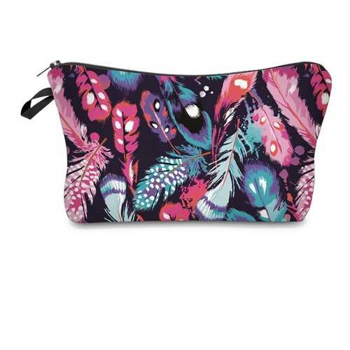 Косметичка Homsu Feathers, 20х14х4 мультицвет