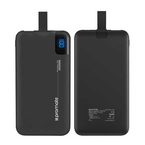 Внешний аккумулятор Promate PolyMax-10C 10000mAh Black