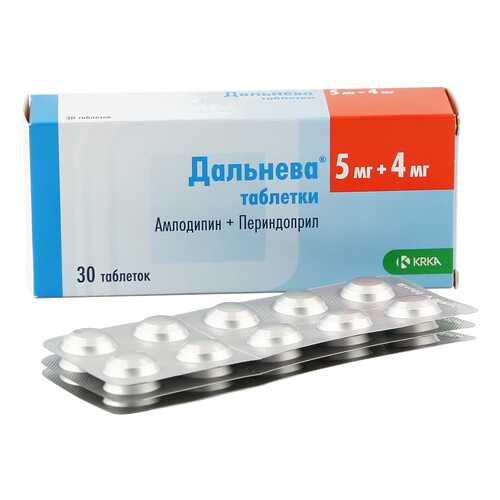 Дальнева таблетки 5 мг+4 мг 30 шт.