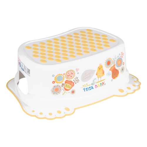 TEGA Подставка для ванны Фолк, антискользящая, цвет: белый УТ0009174