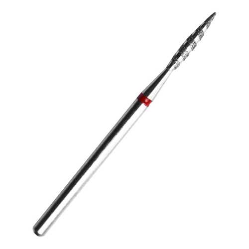 Фреза Patrisa Nail алмазная Торнадо Пламя D2-10 мм мягкая абразивность, jb62