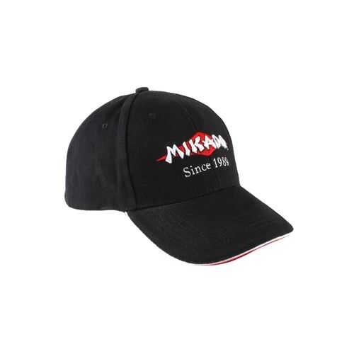 Бейсболка Mikado UM-UB018, черная, One Size