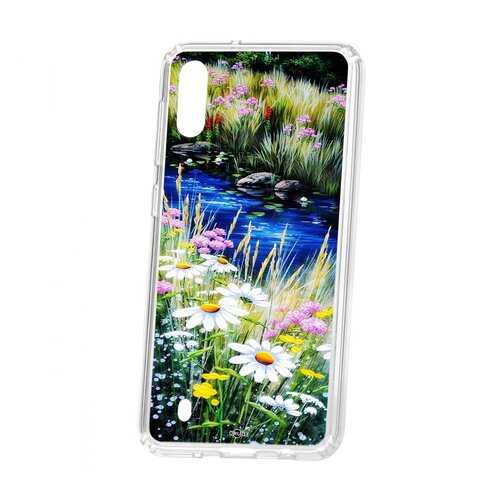 Чехол Kruche Samsung Galaxy M10 Print Ромашки у ручья