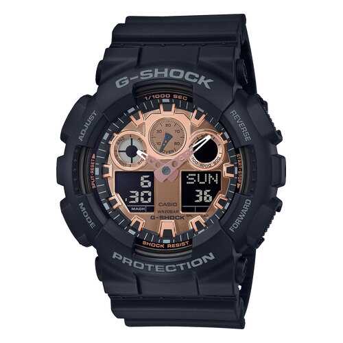 Японские наручные часы Casio G-SHOCK GA-100MMC-1AER с хронографом