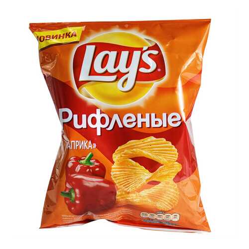 Чипсы Lays Рифленые со вкусом паприки 150г