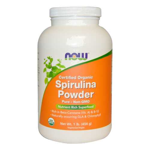 Добавка для здоровья NOW Spirulina Powder 454 г натуральный