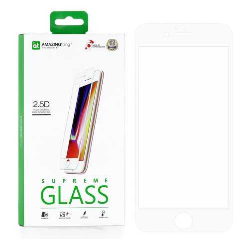 Защитное стекло AMAZINGthing SupremeGlass Full Glue White 0.33mm для Apple iPhone 6/6S