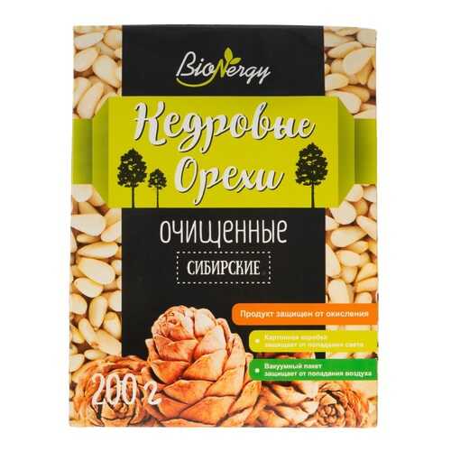 Орехи BioNergy кедровые очищенные 200г