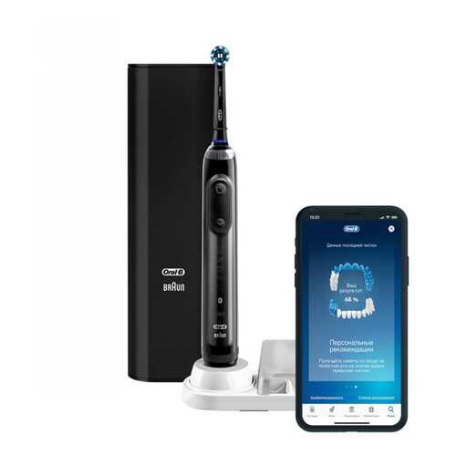 Электрическая зубная щетка Braun Oral-B Genius X 20000N (D706.515.6X) Black