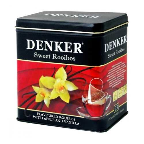 Чайный напиток Denker Sweet Roibos ройбуш с добавками 25 пирамидок