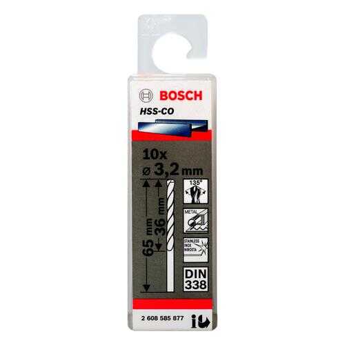 Сверло по металлу BOSCH Ф3.2мм (2608585877)