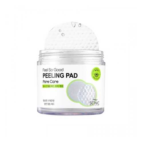 Очищающие салфетки Scinic Feel So Good Peeling Pad (Pore Care)