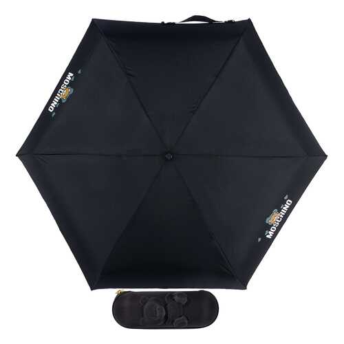 Зонт складной Moschino 8042-SMINIA Shadow Bear Black