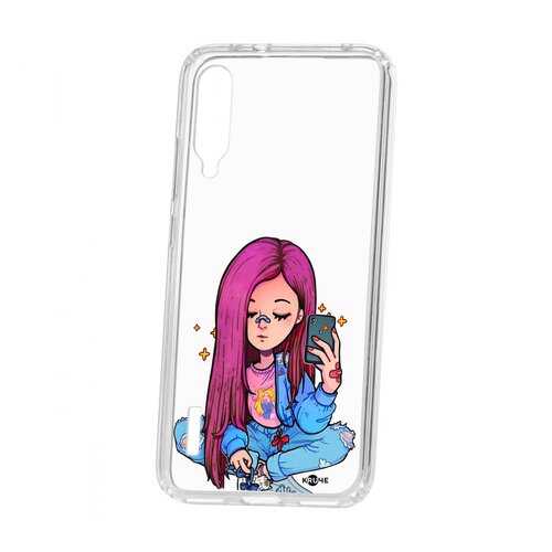 Чехол Kruche Xiaomi Mi A3 Print Pink Hair