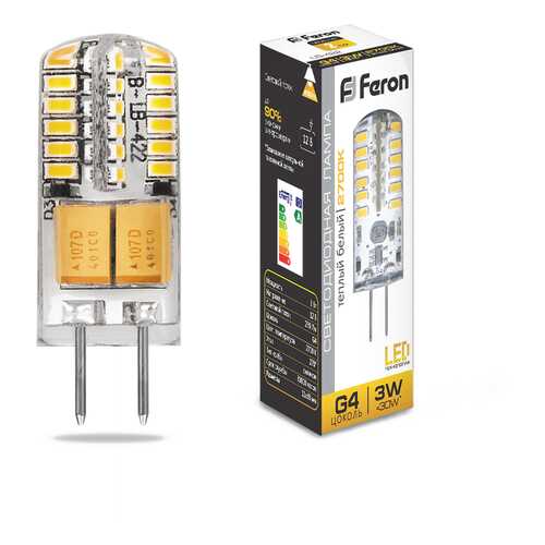 Лампа светодиодная Feron LB-422 G4 3W 2700K 25531