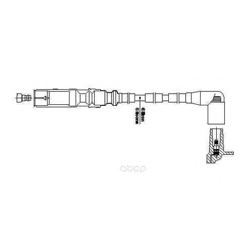 Провод высоковольтный audi/skoda/vw BREMI 1a32h42
