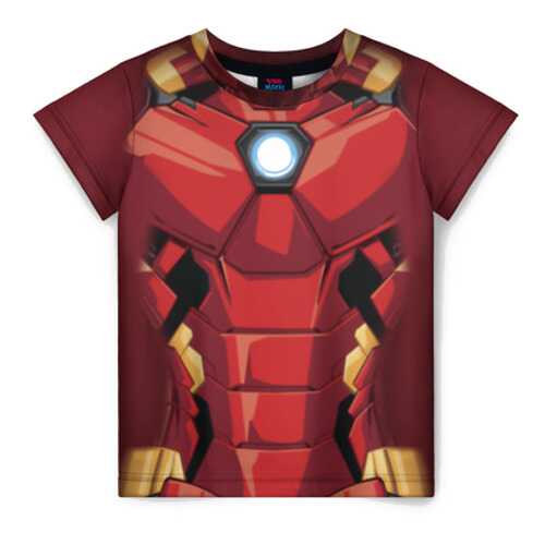 Детская футболка ВсеМайки 3D Iron Man costume, р. 86
