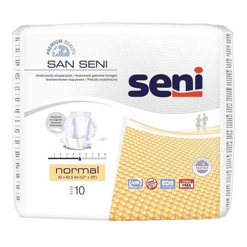 Анатомические подгузники для взрослых, 10 шт. San Seni Normal