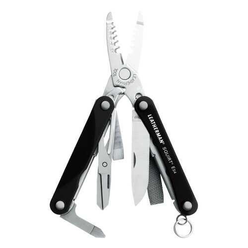 Мультитул Leatherman Squirt ES4 831243 117 мм черный, 9 функций