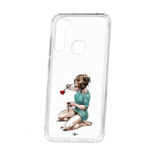 Чехол Kruche Xiaomi Redmi Note 8T Print Рисуя любовь