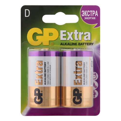 Батарейка GP Extra D (LR20) (13AXNEW-2CR2) 2 шт