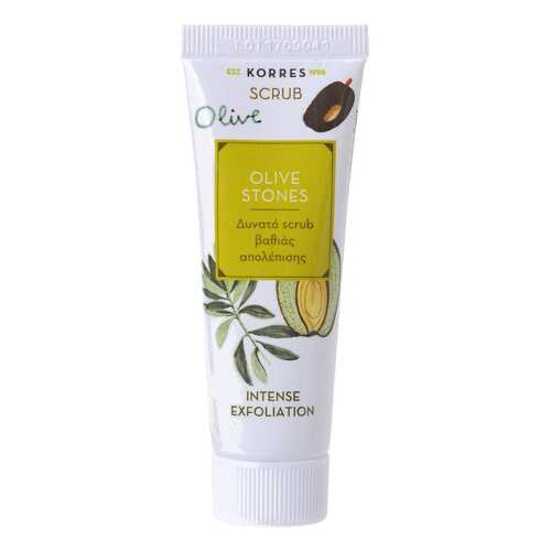 Скраб для лица Korres Olive Stones Еженедельное очищение